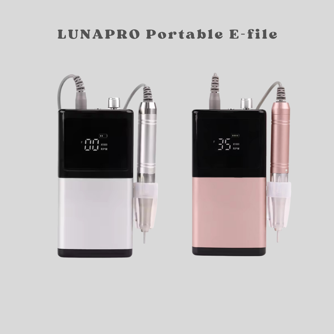 LUNAPRO Portable E-file - Silver/Rose gold