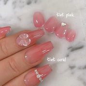 NAILBAYO - Doi syrup gel | Tint pink/tint coral