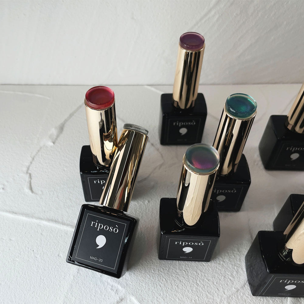 RIPOSO Pulling Autumn collection/individual - 2 tone magnetic cat eye gel