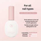 Jin.b Ivy Base gel series - 3 types