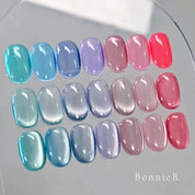 BONNIEBEE Clear glossy magnetic powder - SILVER