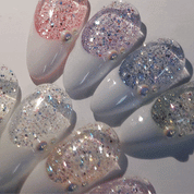 DIAMI Alluv Glitter gel SPARKLING 8pc collection - HEMA FREE