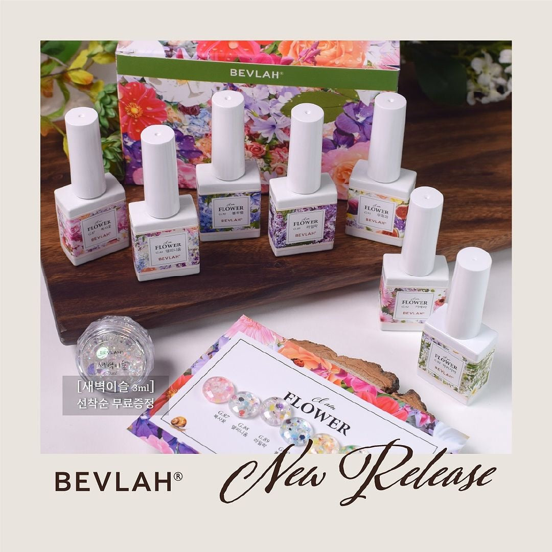BEVLAH I am flower Collection - 7 natural floral gels (HEMA FREE)