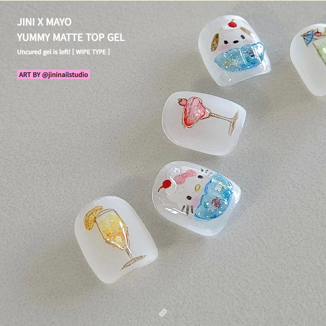 JINI X YOGO MAYO Yummy - Art matte top gel