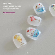 JINI X YOGO MAYO Yummy - Art matte top gel