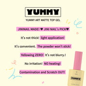 JINI X YOGO MAYO Yummy - Art matte top gel