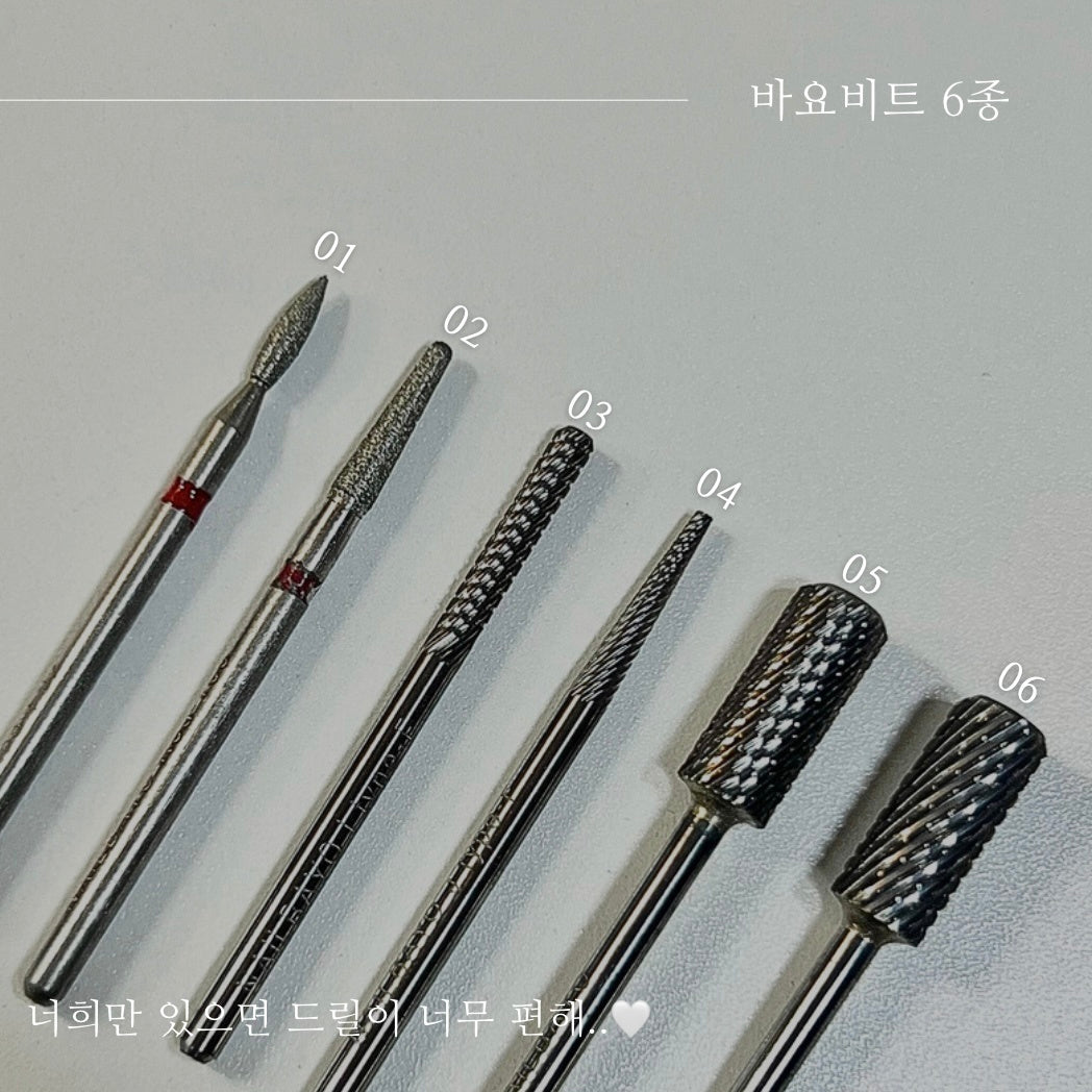 NAILBAYO - Doi drill bits | 6 types