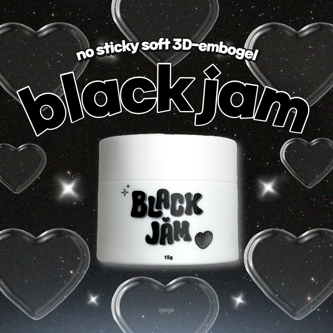 YOGO KK Gel - Black Jam (3D clay gel)