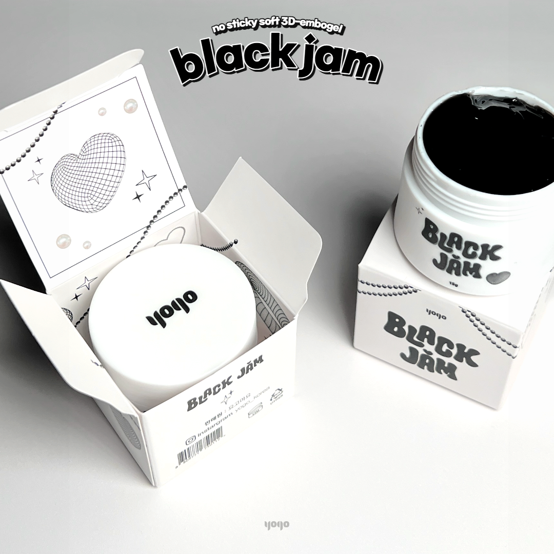 YOGO KK Gel - Black Jam (3D clay gel)