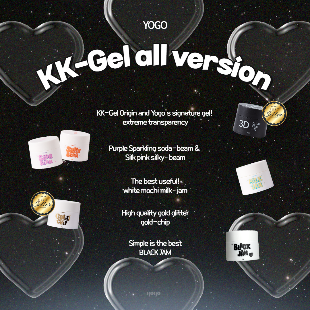 YOGO KK Gel - Black Jam (3D clay gel)
