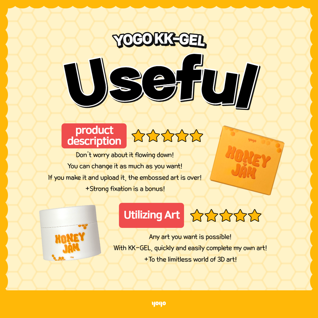 YOGO MAYO KK Gel - Honey Jam (3D clay gel)