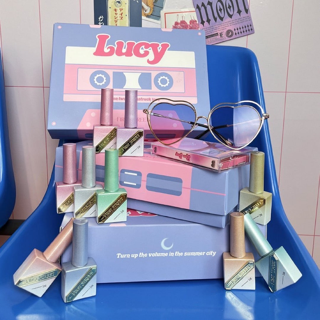 FIRST STREET Lucy season 2 MOONSTRUCK LOVE 10pc collection + FREE aurora prism gel