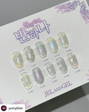JEL and GEL Banhana Glitter gel - HEMA FREE