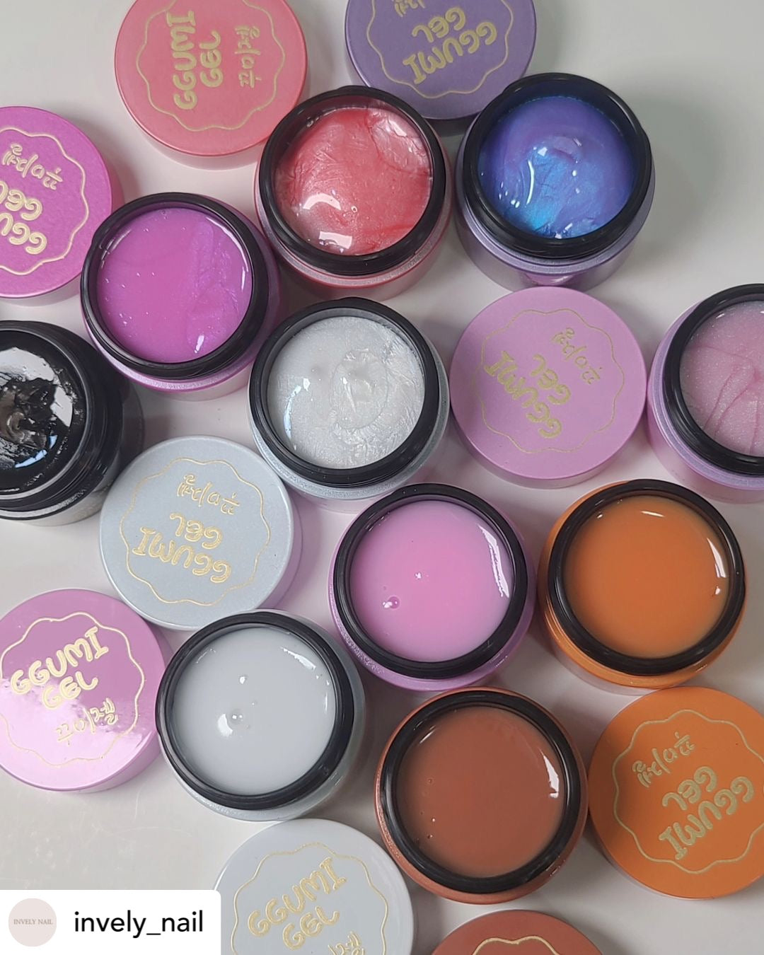 JEL and GEL Ggumi gel - 3D Embo gel 10 colours | HEMA FREE