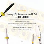 YOGO MAYO Mango drill bit pro - Base bit | base gel removal bit