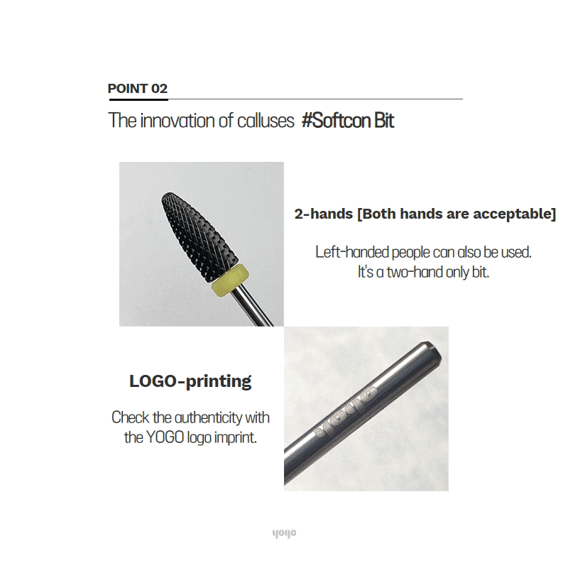 YOGO MAYO Mango drill bit pro - Soft Cone removal bit