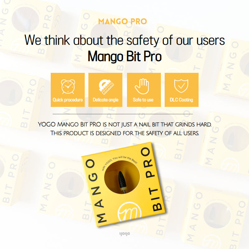 YOGO MAYO Mango drill bit pro - Soft Cone removal bit