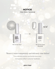 YOGO MAYO Holy moly Silver magnetic cat eye gel + FREE MAGNET | UPDATED VER.