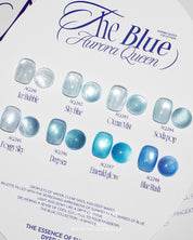Aurora Queen The blue 8pc collection - magnetic gel