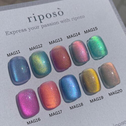 RIPOSO Pulling Autumn collection/individual - 2 tone magnetic cat eye gel