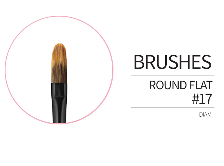 DIAMI Round flat #17 - overlay brush