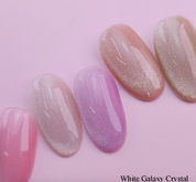 ICE GEL White galaxy Crystal 6pc collection - magnetic glitter gel