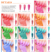 DGEL Signature REACTIVE 10pc collection - temperature colour change gel