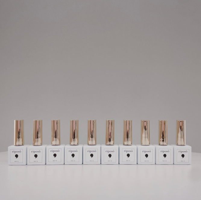 RIPOSO Pulling summer 10pc collection - magnetic cat eye gel