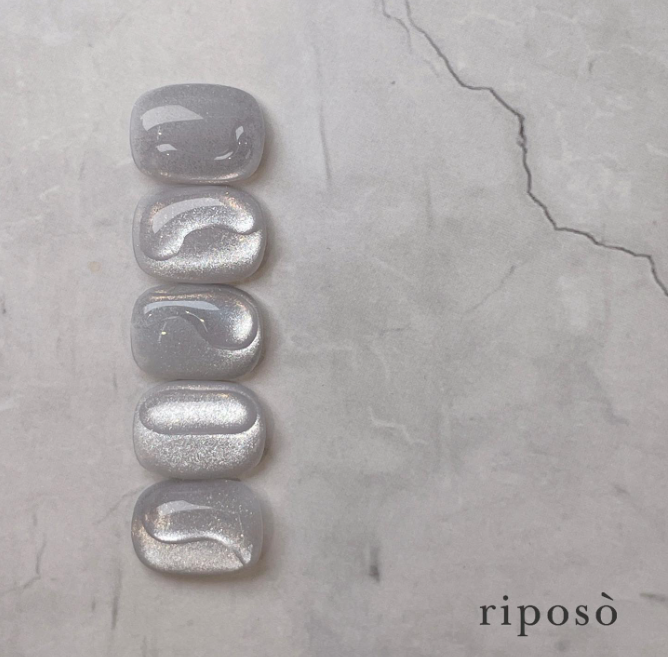 RIPOSO Pulling summer 10pc collection - magnetic cat eye gel