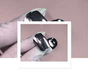 ICE GEL Heavy metal - High shine chrome silver gel