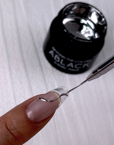 ICE GEL Heavy metal - High shine chrome silver gel