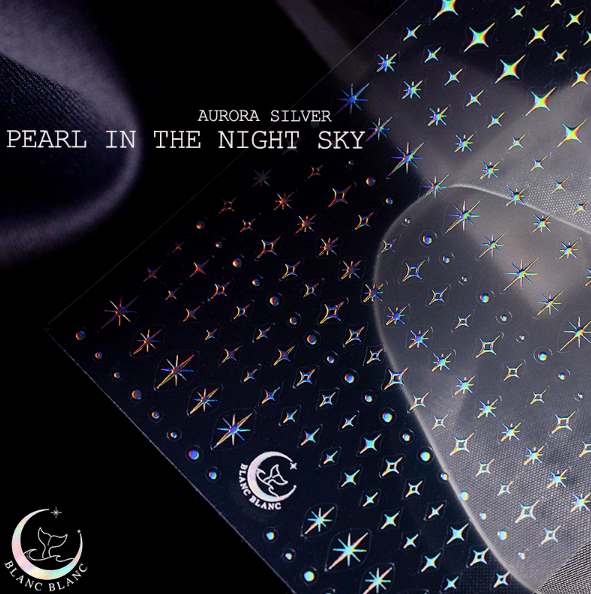 BLANC BLANC custom made Night Sky stickers - Aurora