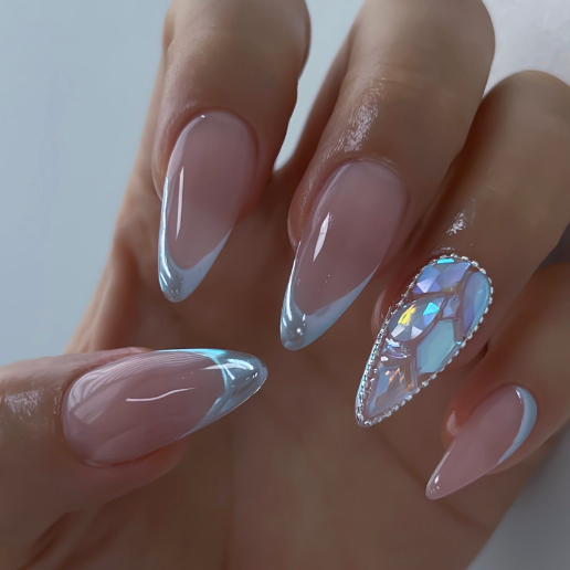 NAILBAYO - Doi Barbie blue chrome powder