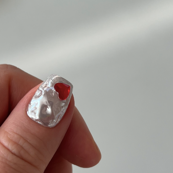 NAILBAYO - Doi Nuance silver chrome powder
