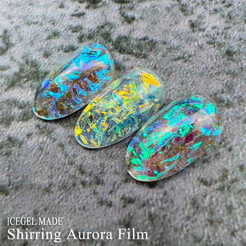 ICE GEL shirring aurora film - 3 colours