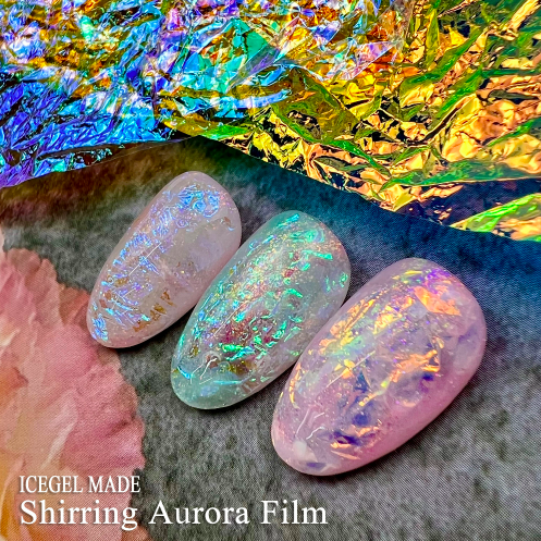 ICE GEL shirring aurora film - 3 colours
