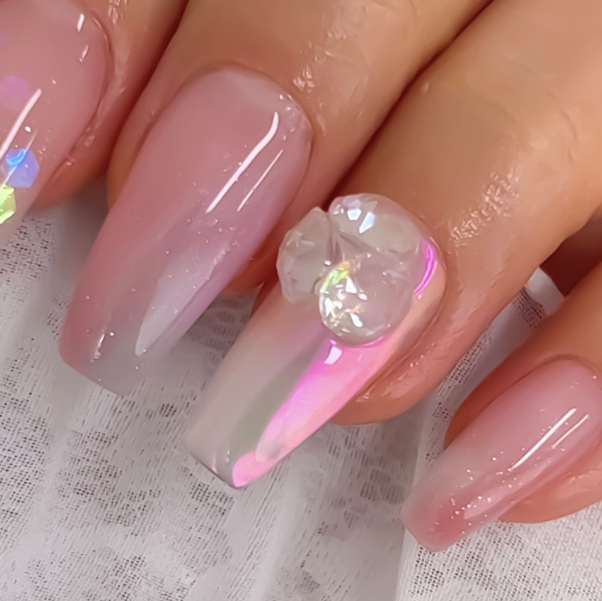 NAILBAYO - Doi Barbie pink chrome powder