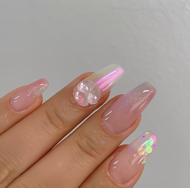 NAILBAYO - Doi Barbie pink chrome powder
