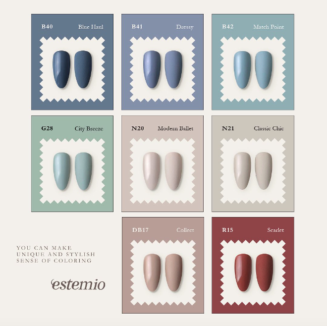 ESTEMIO Look book 8pc collection