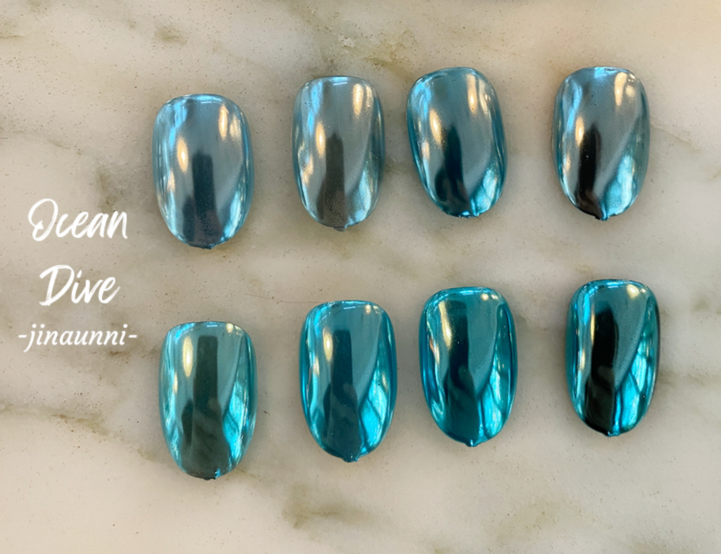 JINAUNNI Ocean Dive chrome powder - 2 colours