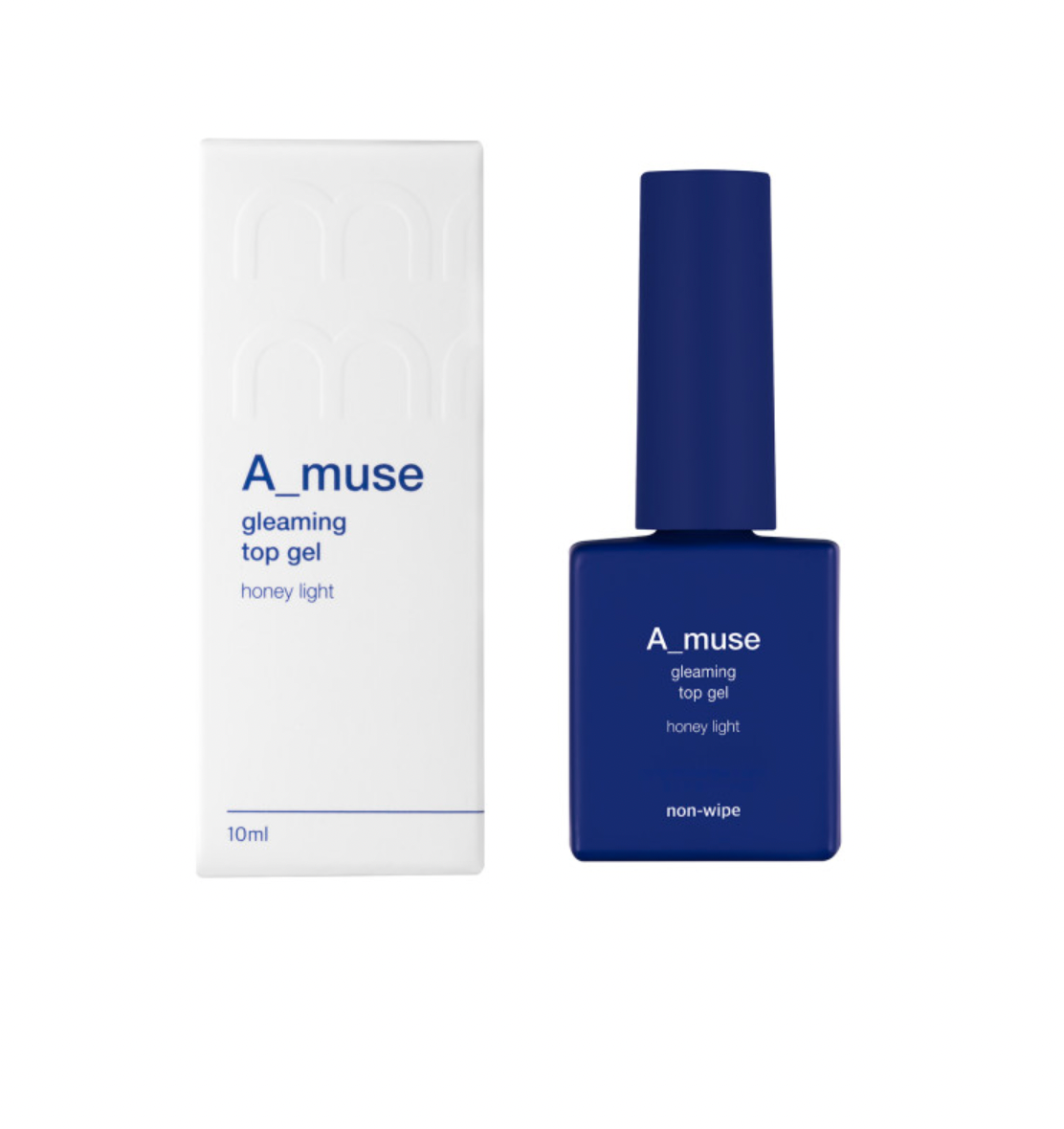 A_MUSE Gleaming HONEY LIGHT top gel - no wipe | overlay + top