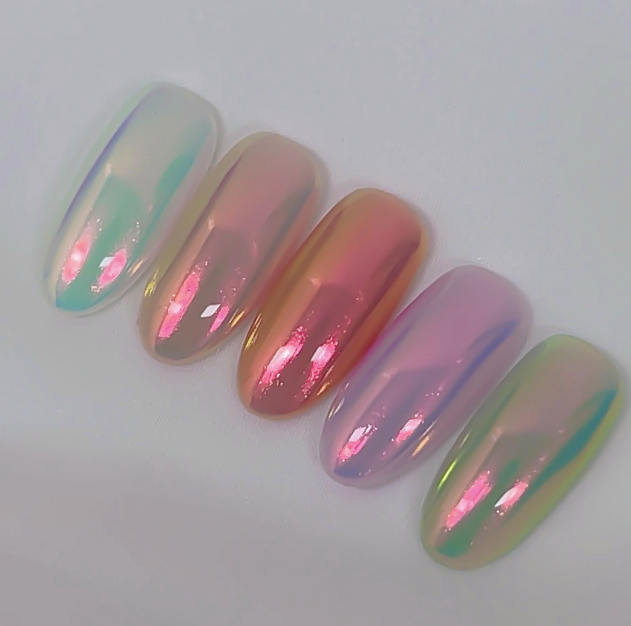 NAILBAYO - Doi Neon pink chrome powder