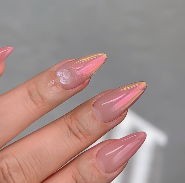 NAILBAYO - Doi Neon pink chrome powder