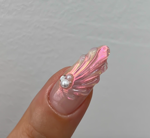 NAILBAYO - Doi Neon pink chrome powder