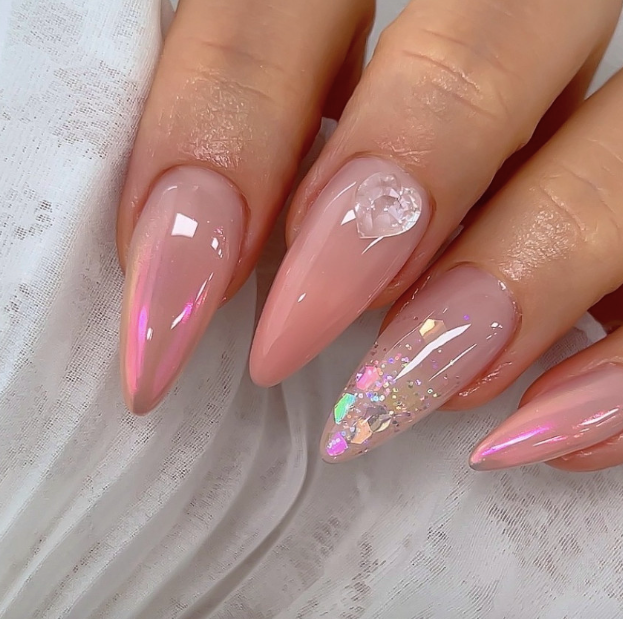NAILBAYO - Doi Neon pink chrome powder