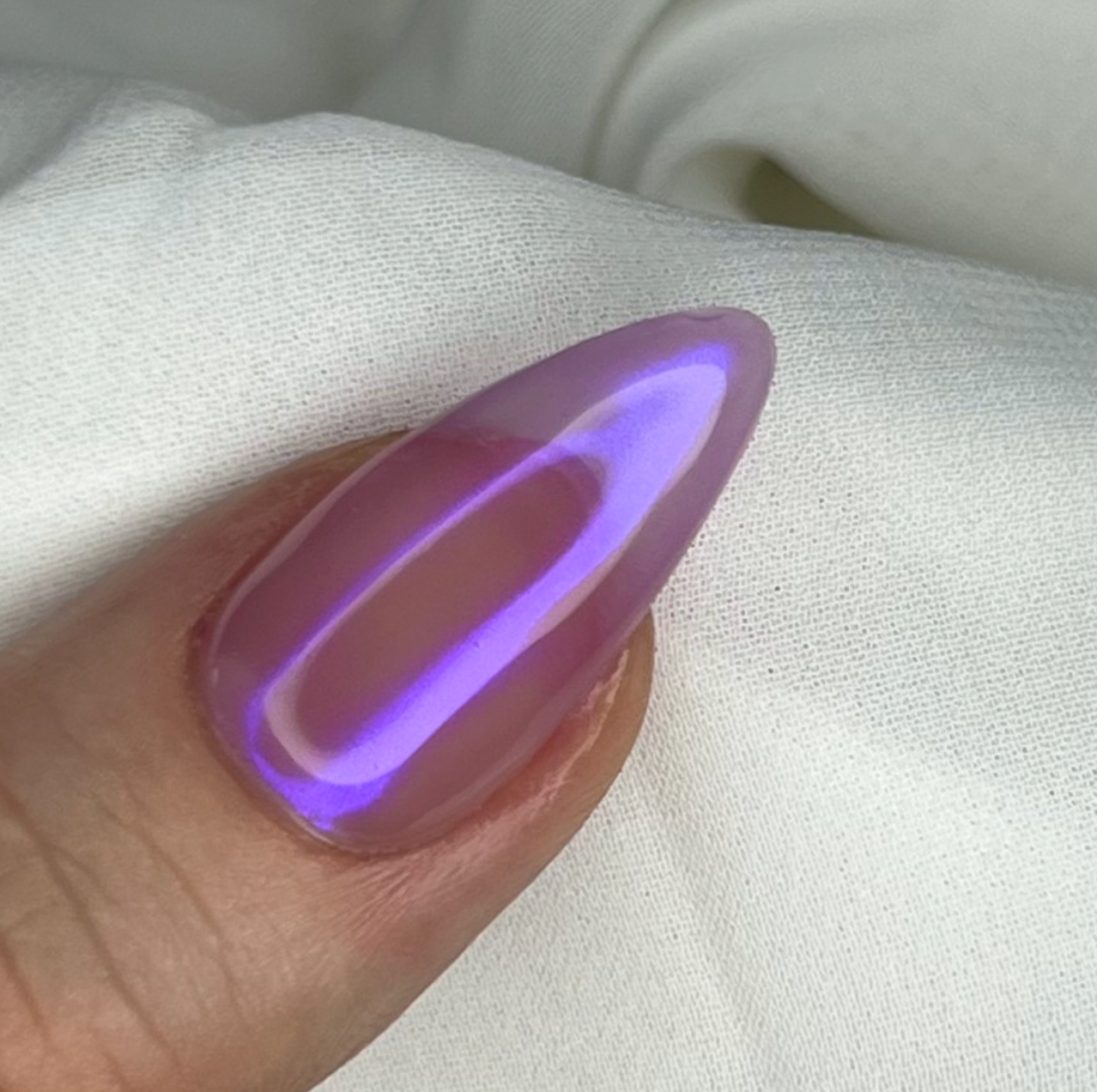 NAILBAYO - Doi Purple beam chrome powder