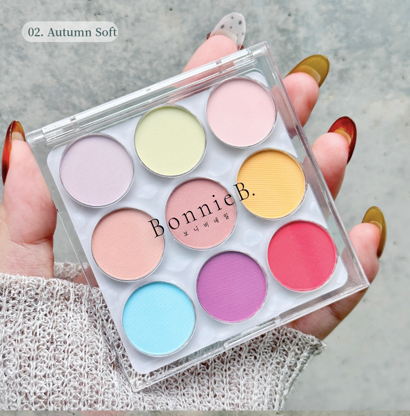 BONNIEBEE Autumn Gradation palette 2 types - Aura/ombre/marble