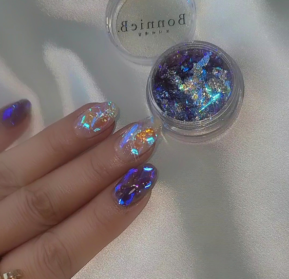 BONNIEBEE Blue hawaii aurora flake