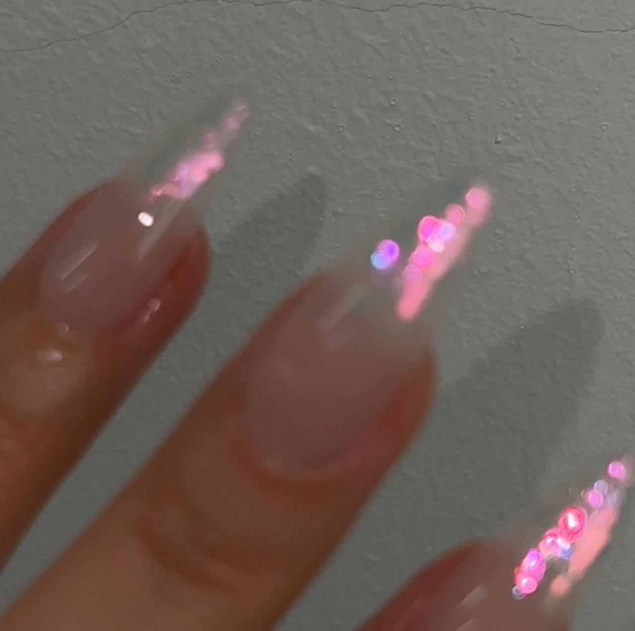 NAILBAYO - Doi Pink sunset flakes