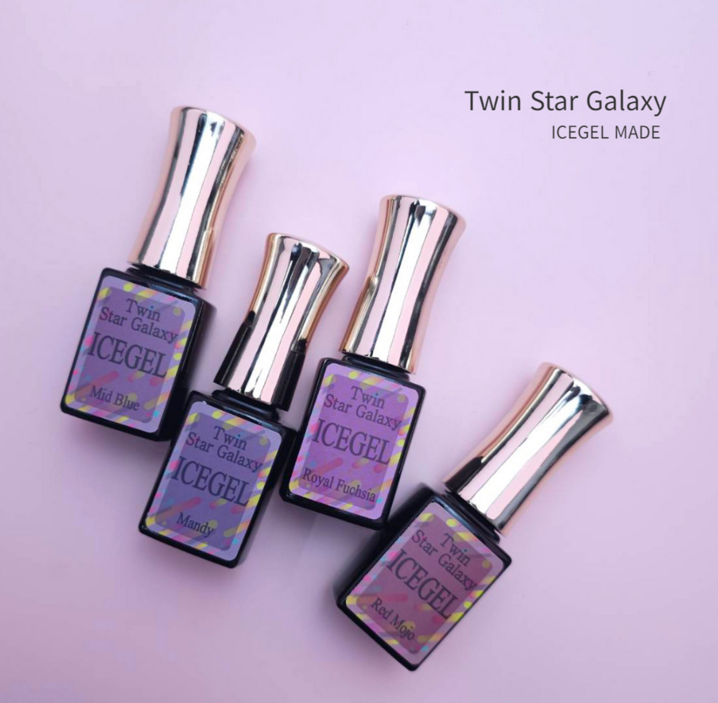 ICE GEL Twin star galaxy - magnetic cat eye gel
